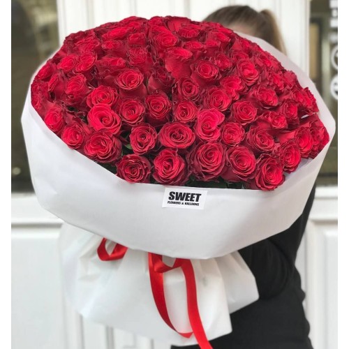 Buchet Trandafiri Roșii Rhodos