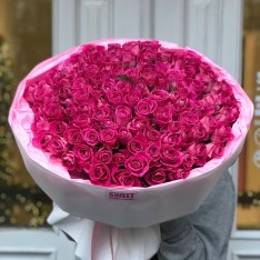Pink Roses Bouquet