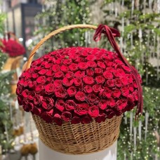 351 Royal Love Roses Basket